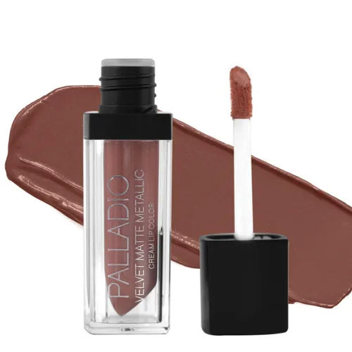 Miniatura 8 de Palladio Velvet Matte Cream Lip Color, Gasa Chifón