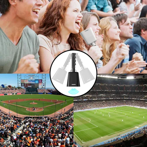 Miniatura 4 de Campana de vaca de acero de 8 pulgadas con mango, campana de animación para eventos deportivos, generadores de ruido cencerro para juegos de fútbol