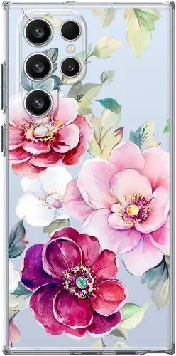 Miniatura 18 de Blingy's Funda para Samsung Galaxy S24 Ultra, para mujeres y niñas, diseño de abejas divertidas de moda, lindo estilo de animal, transparente
