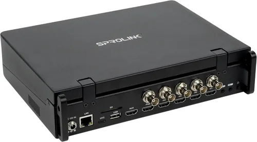 Miniatura 3 de SPROLINK NeoLIVE N5S 5 Canales de Entrada Conmutador de Transmisión de Video Diseño de Laptop con Pantalla de 10.1 pulgadas, con Entradas Duales 4K