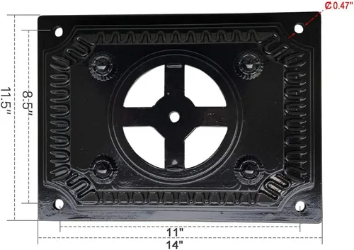 Miniatura 7 de Pedestal vertical de aluminio fundido resistente de la seguridad de la caja postal del buzón de correo del buzón