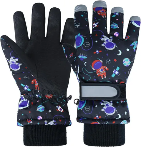 Miniatura 36 de Guantes de nieve para hombre y mujer, impermeables, para invierno, cálidos, para esquí, snowboard, guantes para mujer