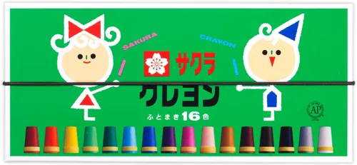 Sakura 16 Color Crayon Rolling Thickly