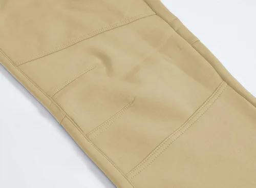 Miniatura 4 de TBMPOY - Pantalones de esquí de nieve impermeables con forro polar para hombre, para senderismo, montaña, revestimiento suave con cinturón
