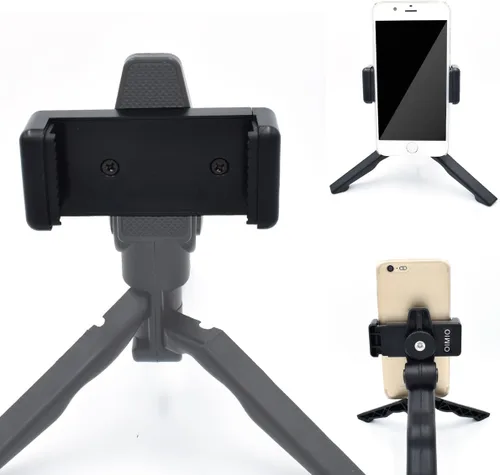 Miniatura 3 de Adaptador universal de montaje en trípode para teléfono celular, cabezal de conector de clip de soporte de teléfono OIMIO utilizado para monopod