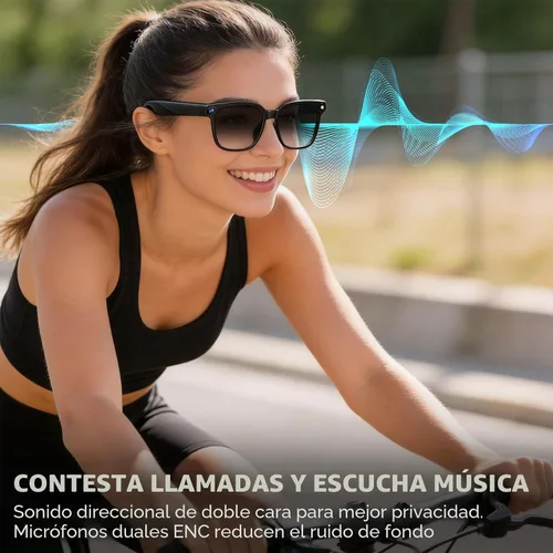 Miniatura 4 de Lentes inteligentes AI con cámara, lentes de cámara de 8 MP, grabación de video antivibración de 1080P, traducción en tiempo real, asistente de voz