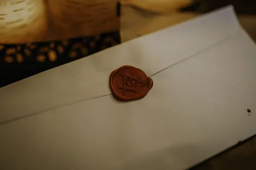 Miniatura 4 de Sello de cera masónico cuadrado y brújula