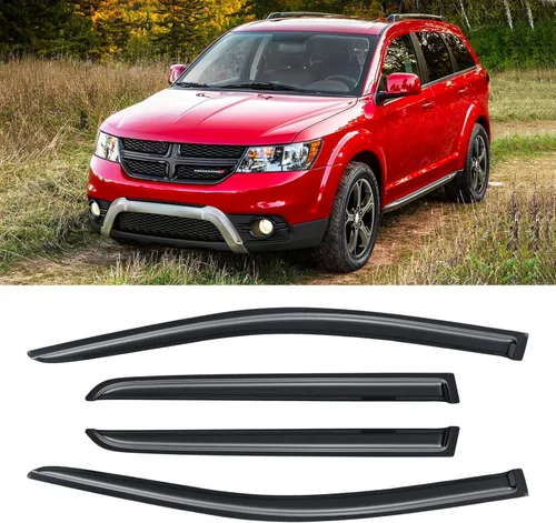 Miniatura 47 de Visera de ventana para Honda Civic 2022-2025, protectores de lluvia de canal exterior, escudos, deflector de ventilación, sombra, viento, humo