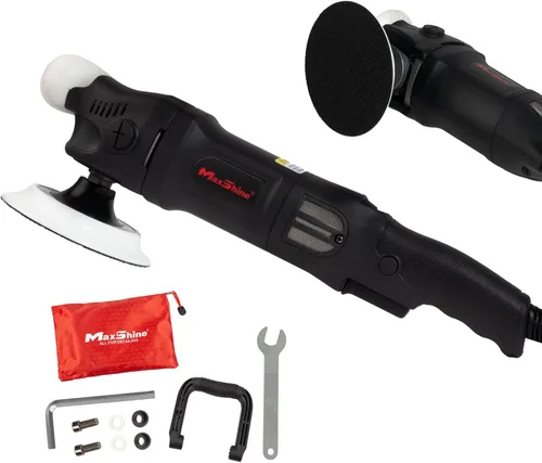 Miniatura 11 de Maxshine Pulidora rotativa M1300 Pro de 7 pulgadas, 1300 W, 6 velocidades, rosca de 5/8 pulgadas, herramienta de detallado automático para 7" M1300