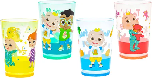 Miniatura 17 de Zak Designs DreamWorks Gabby's Dollhouse Juego de Vasos Anidables para el Hogar, Vasos de Plástico sin BPA de 14.5oz, Paquete de 4