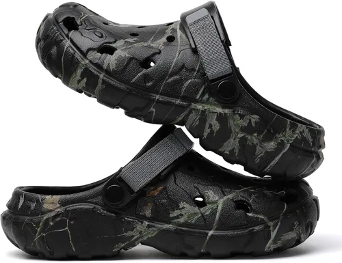 Miniatura 6 de YUKTOPA Zuecos para hombre, sandalias deportivas para exteriores, zapatos de jardín para adultos, zapatos de playa para agua, zapatos casuales