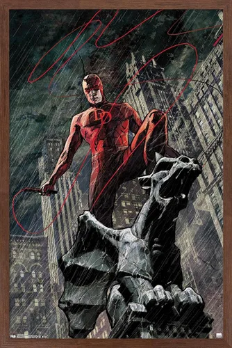 Miniatura 7 de Marvel Comics DaredeVil - Póster de pared de Hell's Kitchen DeVil, 22.4 pulgadas de largo x 14.7 pulgadas de ancho, versión premium sin marco