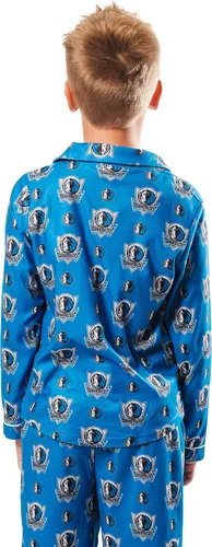 Miniatura 2 de Ultra Game Conjunto de pijama juvenil oficial de la NBA de 2 piezas súper suaves con botones