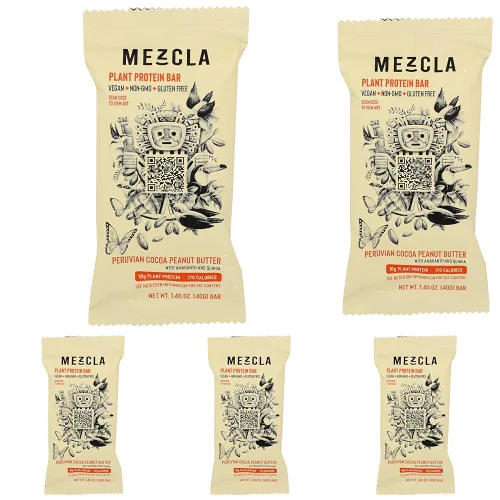 Miniatura 13 de Barras de proteína crujientes Mezcla, barras de proteína veganas y sin gluten, 10g de proteína, alternativa a los bocados de arroz crujientes