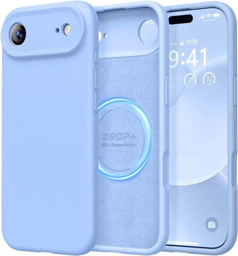 Miniatura 185 de LOVE 3000 Compatible con Funda para iPhone 15, [Cámara de Cobertura Completa de Silicona Suave] [Protección contra Caídas de 8 pies], Forro de Negro