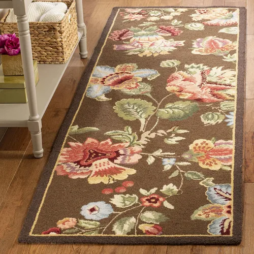 Miniatura 16 de SAFAVIEH Chelsea Collection - Alfombra decorativa de 2 pies 6 pulgadas x 4 pies, color marfil, lana de campo francesa enganchada a mano, ideal