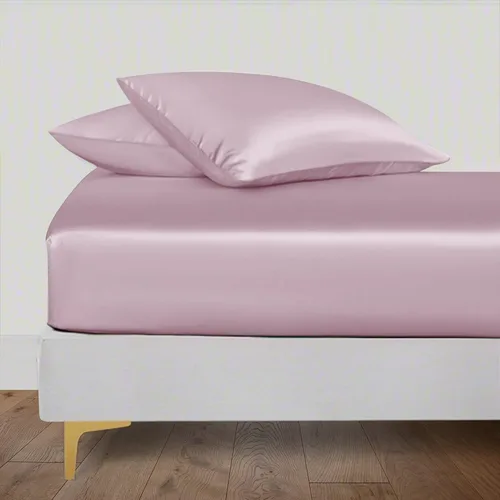 Miniatura 23 de LINENWALAS Tencel Lyocell Sábana bajera solo con ajuste seguro y cómodo en todo el contorno elástico de 16 pulgadas de profundidad, ropa de cama