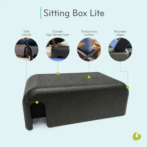 Miniatura 5 de Caja de asiento de pilates para reformer — Caja de ejercicios de espuma ligera para entrenamientos de caja larga, columna vertebral corta y piso