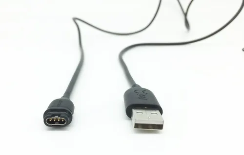 Miniatura 5 de Paquete de 2 cables para Garmin Fenix 6/6 Pro/6 Zafiro/6 de carga solar y 2 protectores de pantalla de vidrio templado HD gratis y 8 protectores