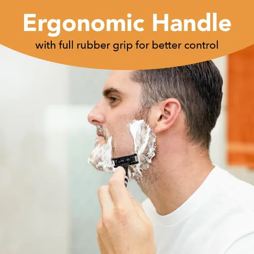 Miniatura 2 de BIC Flex 5 Sensitive - Maquinillas de afeitar desechables de 5 cuchillas para hombre, afeitado cómodo, paquete de 2