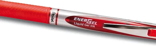 Miniatura 2 de Pentel BL77-BO Energel XM - Bolígrafo de gel retráctil con punta de 0.028 in, ancho de línea de 0.014 in, color rojo, paquete de 12