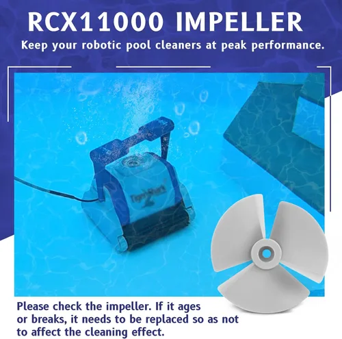 Miniatura 4 de Alocs RCX11000 - Repuesto de impulsor para limpiadores robóticos Hayward TigerShark QC/Shark/SharkVac XL y TW para limpiadores de piscinas, piezas