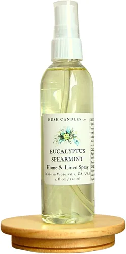 Spray de eucalipto para el hogar y lino para habitación, lino, almohada, inodoro, automóvil, relajación, ambientador | altamente perfumado | Sin