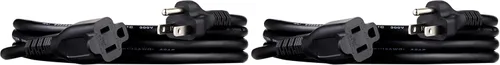 Miniatura 33 de Amazon Basics Cable de extensión, 13 amperios, 125 V, 20 pies, color negro, paquete de 2