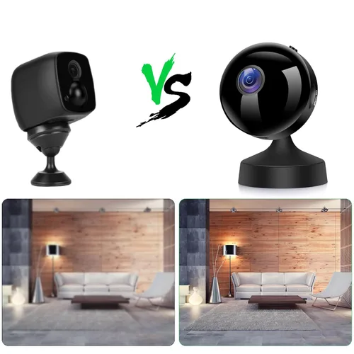 Miniatura 4 de Dpofirs Cámara de seguridad inalámbrica HD 720P, cámara recargable para exteriores con detección de movimiento PIR, reconocimiento humano AI, noche