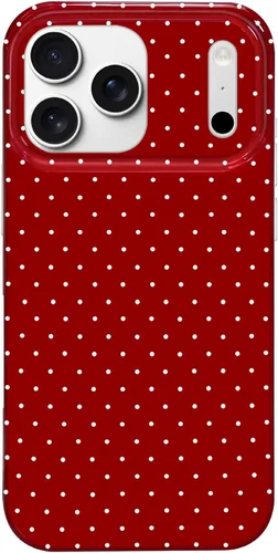 Miniatura 151 de Hython Funda para iPhone Air, diseño estético de lunares lindos, funda simple de 6.5 pulgadas, delgada, antiarañazos, parachoques de TPU suave, a