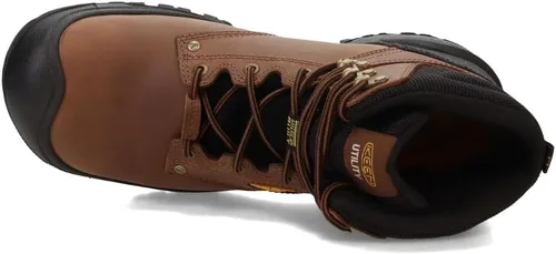 Miniatura 6 de KEEN Utility Botas de trabajo Independence de 6 pulgadas con punta compuesta impermeable para hombre Negro (Dark Earth/Black)