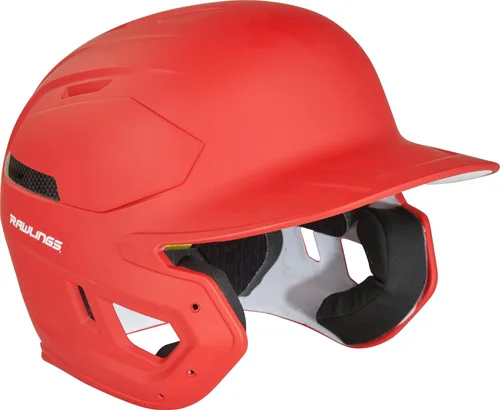 Miniatura 3 de Rawlings Casco de bateo de béisbol de carbono MACH Mate Varios tamaños Varios colores escarlata mate