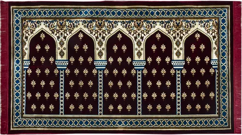 Miniatura 6 de Modefa Alfombra de oración islámica turca – Janamaz Sajada para múltiples personas para reuniones familiares o grandes y en grupo, tapete ancho