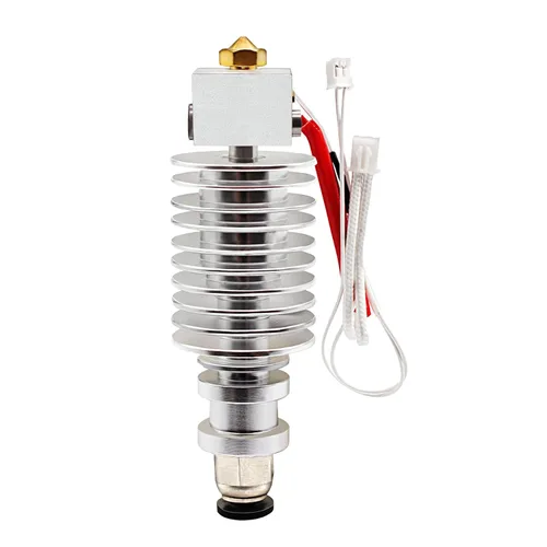 Miniatura 9 de [Paquete de 2 unidades] Extrusora 3D Hotend compatible con ANYCUBIC Chiron Extrusora Head 24V V5 con 10 boquillas V6 de latón de 0.016 in