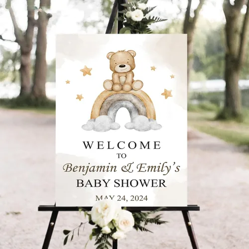 Miniatura 14 de Personalized Baby Shower Welcome Sign, Baby Shower Decoration Customised Baby Shower Party Sign Decor, Baby Shower Sign, Yard Sign Oudoor Party #10