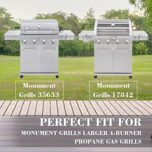 Miniatura 6 de Hisencn Placas térmicas para parrillas Monument 24367 17842 35633 77352 41847NG 77352MB más grandes de 4 quemadores de gas propano, tienda