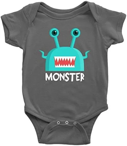 Miniatura 4 de Mik Ive Created a Monster Shirt Dad and Baby Daddy and Me - Body para disfraz de papá e hijo