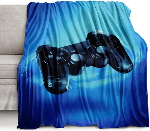 Miniatura 13 de lirs Bedding - Manta de juegos de 60 x 50 pulgadas súper suave, forro polar, regalo para sofá para niños, adolescentes, videojuegos (MT-A01, 60 x 50)