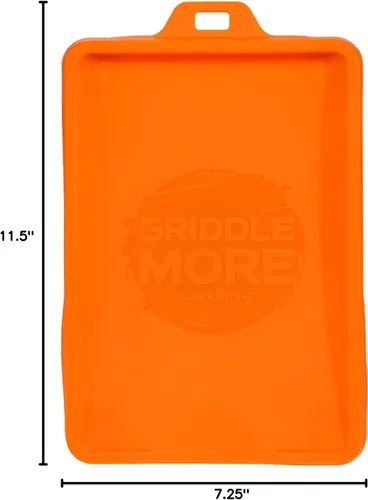 Miniatura 6 de Alfombrilla de espátula de silicona Blackstone para cuchara, cuchara para servir – Almohadilla para goteo y soporte para utensilios de parrilla