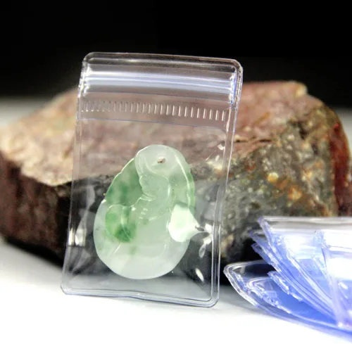 Miniatura 3 de Bolsas de plástico autoselladas, con cierre de cremallera, PVC transparente, bolsa de almacenamiento para joyas, bolsa de almacenamiento con cierre
