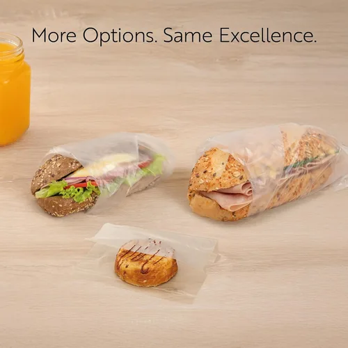 Miniatura 5 de Restaurantware Paquete de 1000 envolturas de plástico para alimentos, 10.75 x 8 pulgadas, precortadas, transparentes, desechables, para microondas