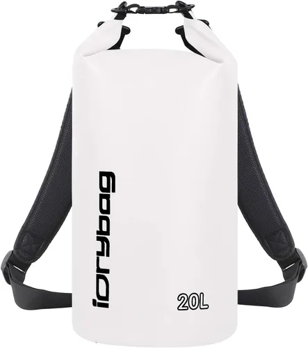 Miniatura 23 de IDRYBAG Bolsa seca para kayak impermeable 2L/5L/10L/15L/20L, pequeña bolsa impermeable para navegación