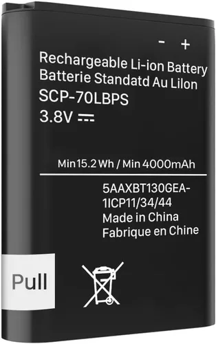 LCLEBM Batería SCP-70LBPS mejorada de 4000 mAh, nueva versión, batería de repuesto para Kyocera Cadence 4G LTE S2720 Verizon Flip Phone SCP70LBPS