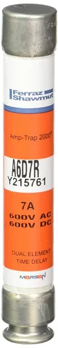Miniatura 43 de Mersen a6d-r amp-trap Clase de 2000 time-delay/RK1 Fusible con fusible visual Open Indicador, 1