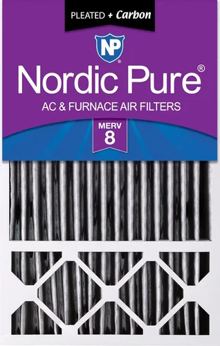 Miniatura 20 de Nordic Pure 16x25x5 (15_3/4 x 24_3/4 x 4_3/8) Filtros de aire de repuesto MERV 12 para Honeywell/Lennox, paquete de 2