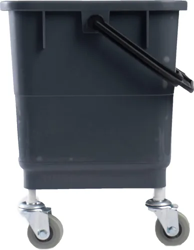 Miniatura 7 de Matthew - Cubo de limpieza con acabado de microfibra con tamiz, cubo de fregona con prensa escurridor para trapeadores planos de microfibra, cubo