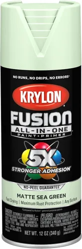 Miniatura 58 de Krylon Fusion - Pintura en aerosol adhesiva todo en uno para uso en interiores y exteriores, 12 onzas, aluminio Icy Grape