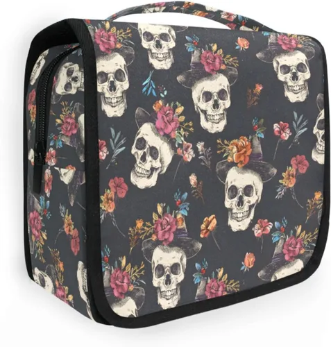 Miniatura 28 de MNSRUU Hanging Toiletry Bag Goth Bats Moons and Stars Travel Makeup bag for Toiletries Portable Travel Toiletry Organizer Cosmetic Bags with Hanging