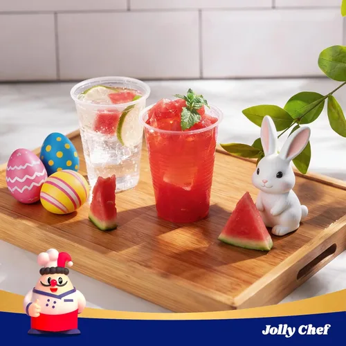 Miniatura 2 de JOLLY CHEF Vasos de plástico transparente de 5 onzas, vasos desechables de 5 onzas para picnic, barbacoa, viajes, Halloween, fiestas de Navidad