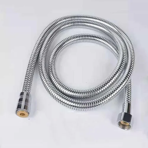 Miniatura 2 de Manguera de ducha de mano de 59 pulgadas, cable de acero inoxidable de grado comercial con tuerca de 1/2 IPS inserto de latón macizo, manguera